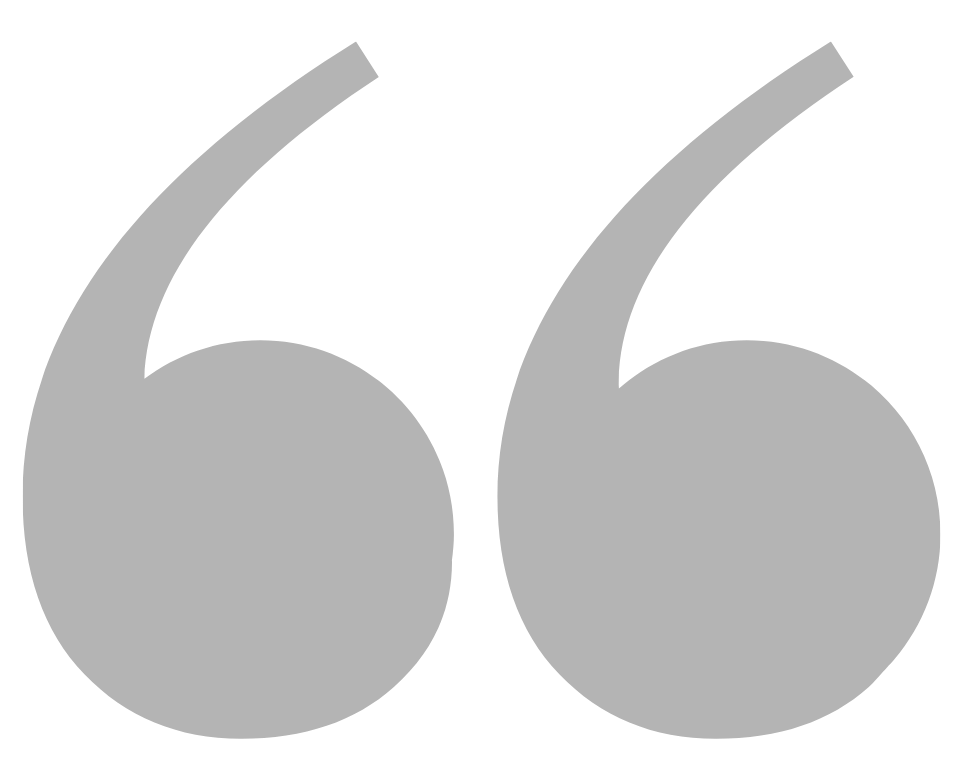 Visuel coloré avec guillemets, modèle de témoignages clients