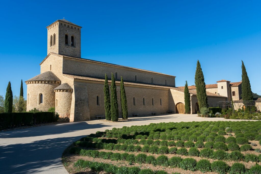 a large building with a clock tower on top of it